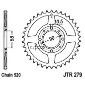Reťazová rozeta JT JTR 279-31 31T, 520